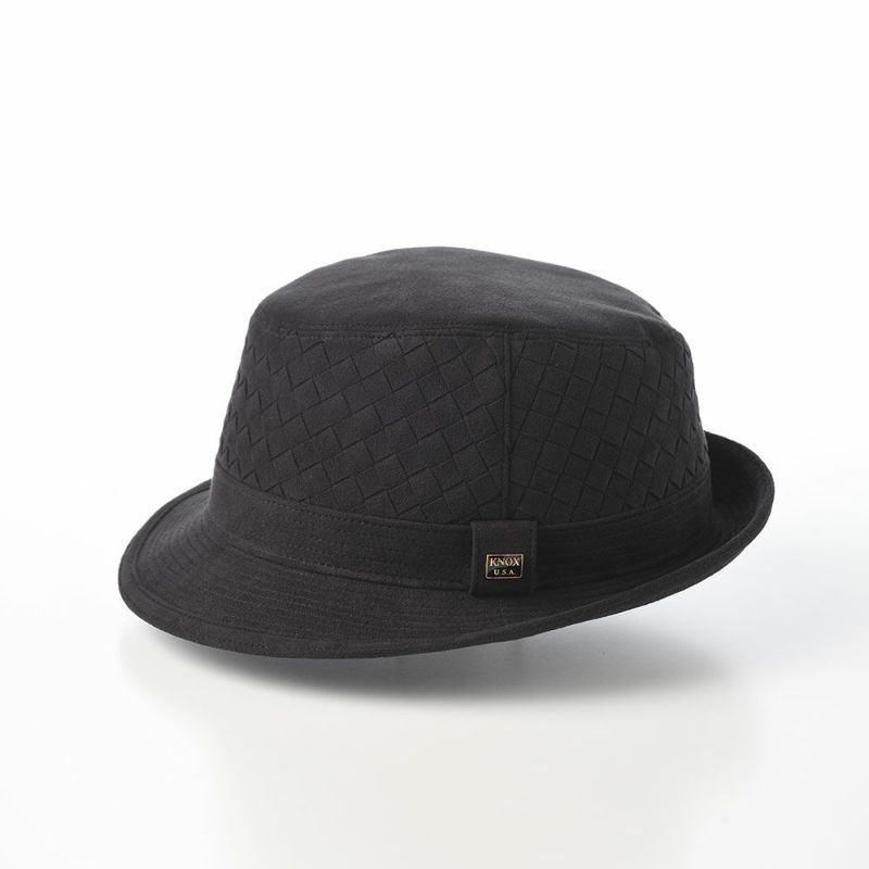 ノックスのソフトハット Suede Combination Soft Hat（スエード コンビネーション ソフトハット） ブラック