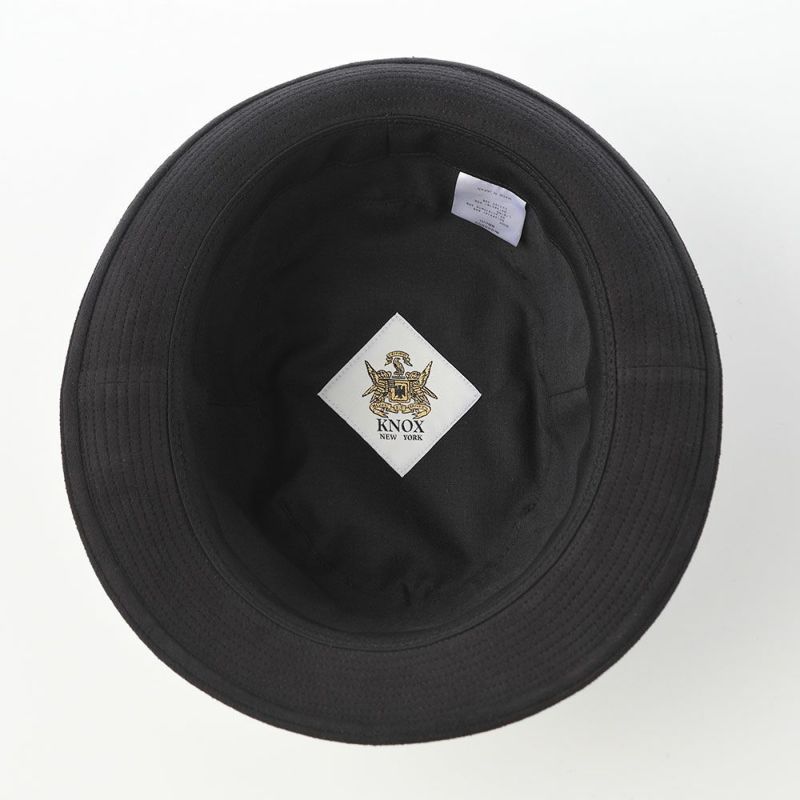 ノックスのソフトハット Suede Combination Soft Hat（スエード コンビネーション ソフトハット） ブラック