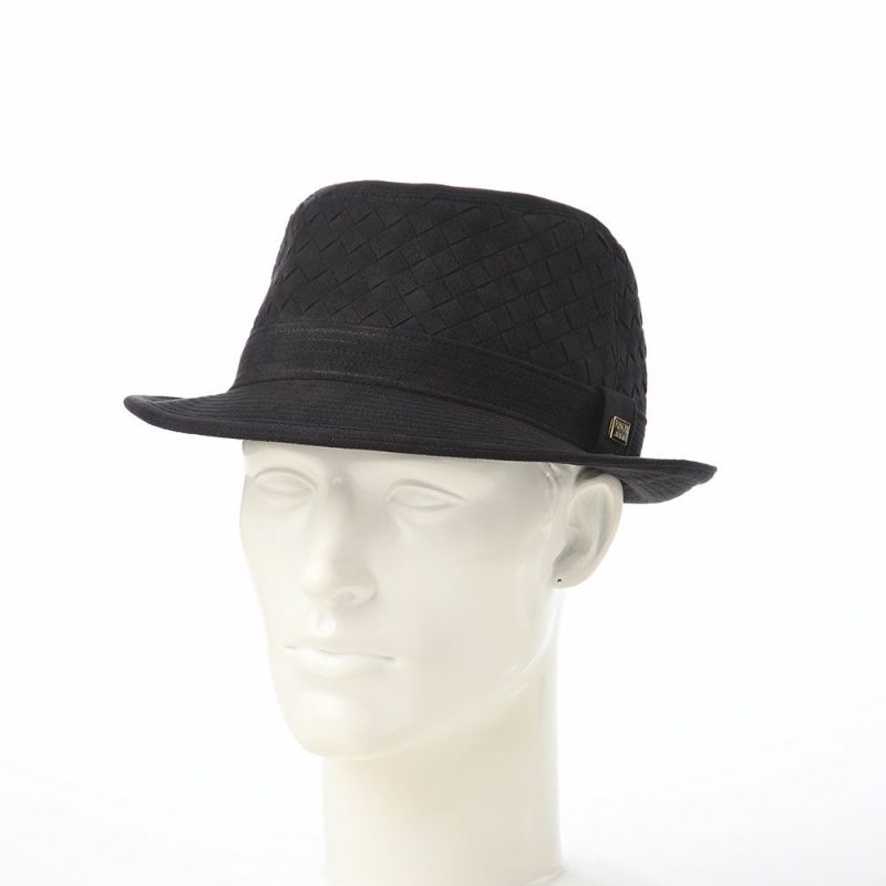 ノックスのソフトハット Suede Combination Soft Hat（スエード コンビネーション ソフトハット） ブラック