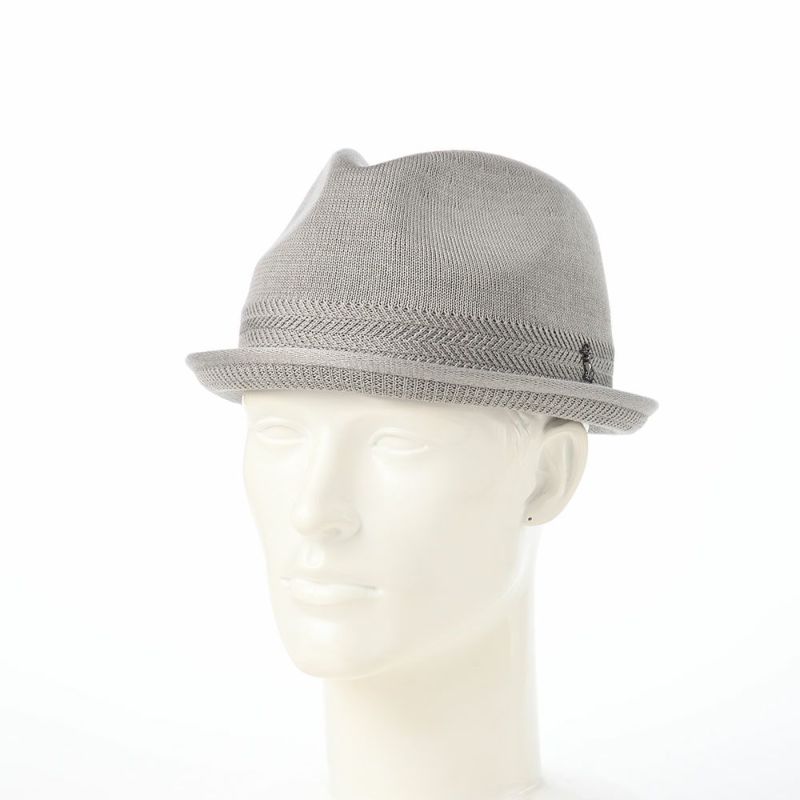 アースのソフトハット TM Short Brim Fedora（ショートブリム フェドラ） グレー