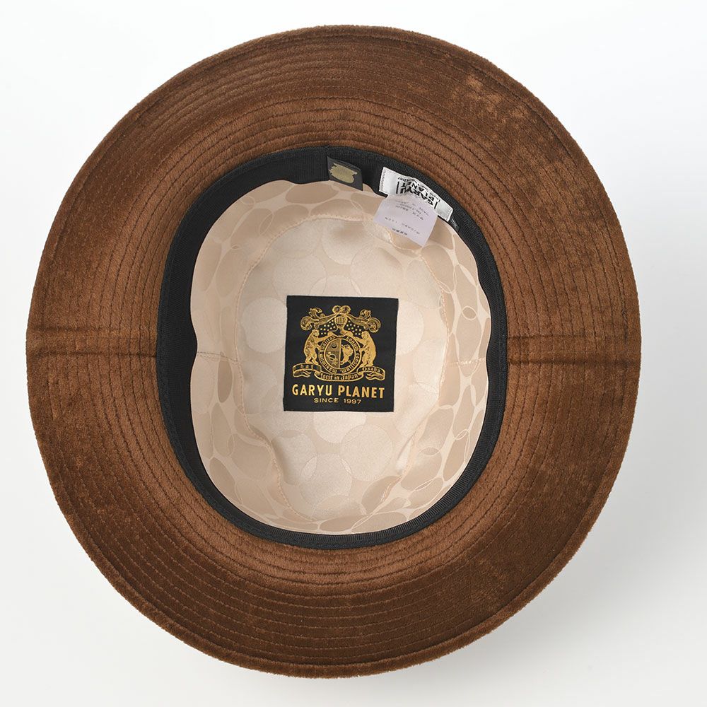 ガリュープラネットのソフトハット Velvet Hat（ベルベットハット）770 ブラウン