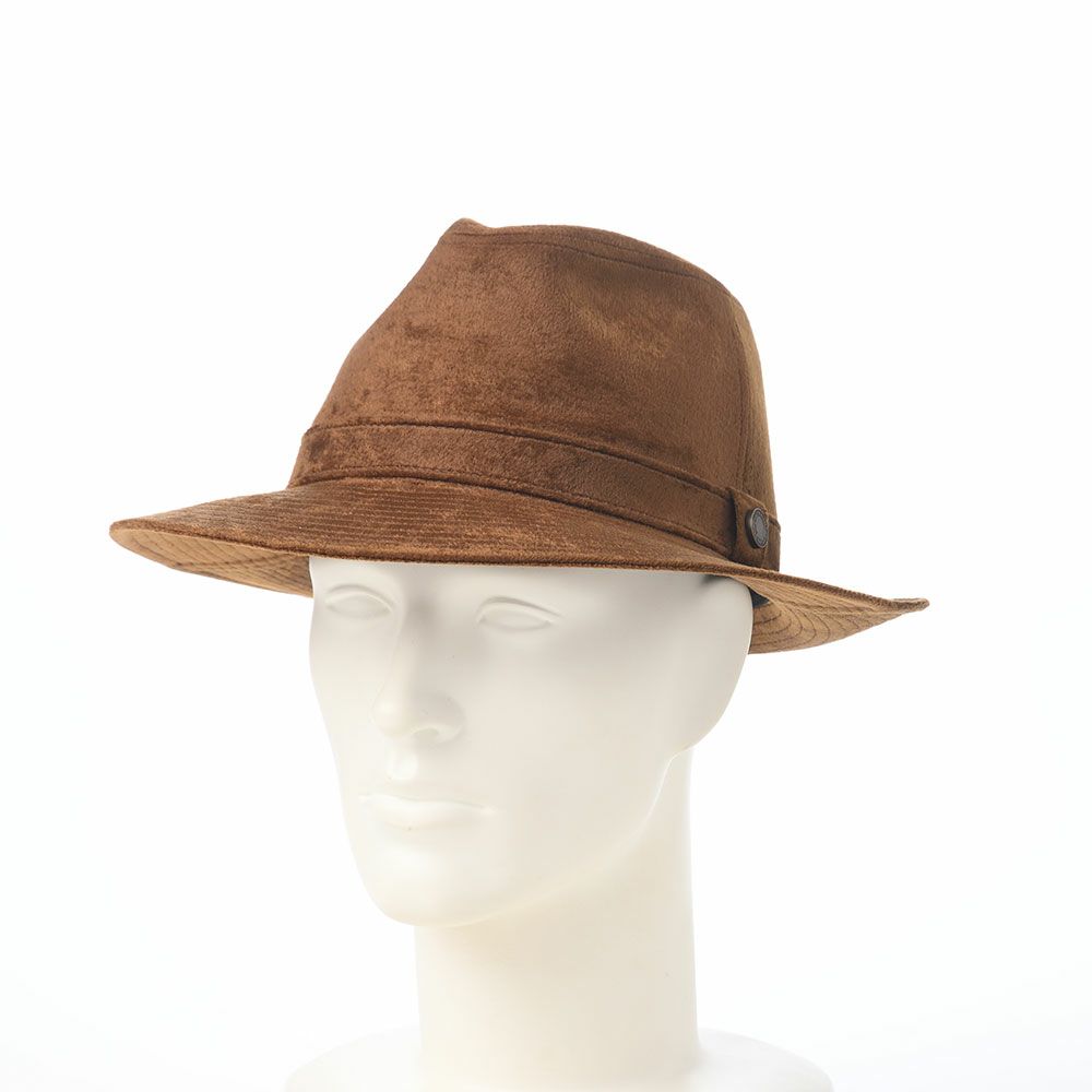 ガリュープラネットのソフトハット Velvet Hat（ベルベットハット）770 ブラウン