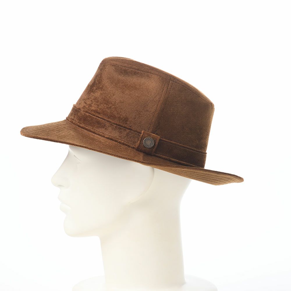 ガリュープラネットのソフトハット Velvet Hat（ベルベットハット）770 ブラウン