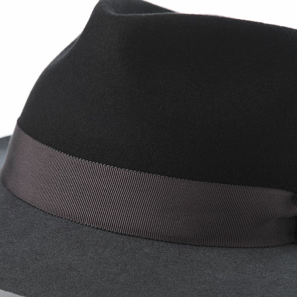 ガリュープラネットのフェルトハット Bicolor Felt Hat（バイカラー フェルトハット）859 ブラック