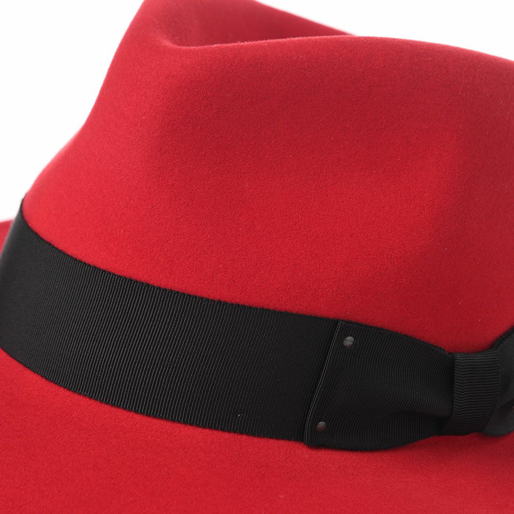 ベイリーのフェルトハット LITEFELT FEDORA（ライトフェルト フェドラ） レッド