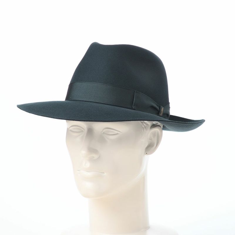 ボルサリーノのフェルトハット Q.S. Folar Rasato（Q.S. フォラール ラザート） 110757 ブルーグレー