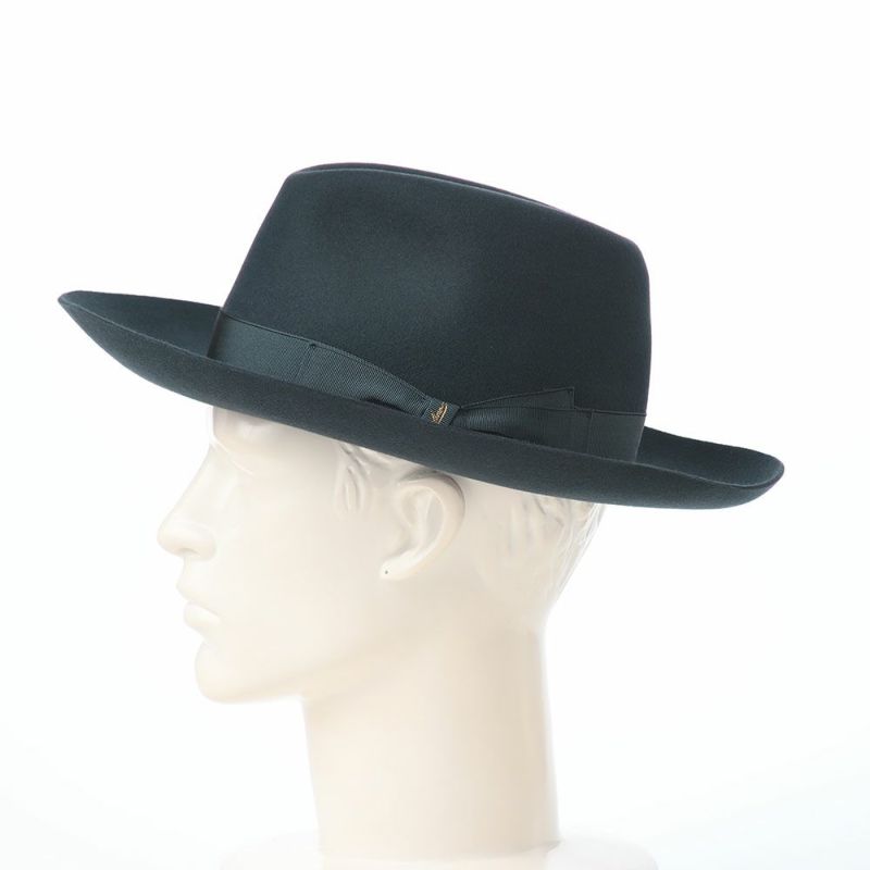 ボルサリーノのフェルトハット Q.S. Folar Rasato（Q.S. フォラール ラザート） 110757 ブルーグレー