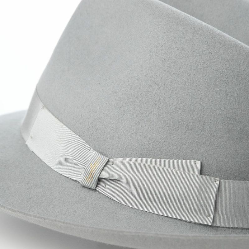 ボルサリーノのフェルトハット Alessandria rasato（アレッサンドリア ラザート） 390054 ライトグレー