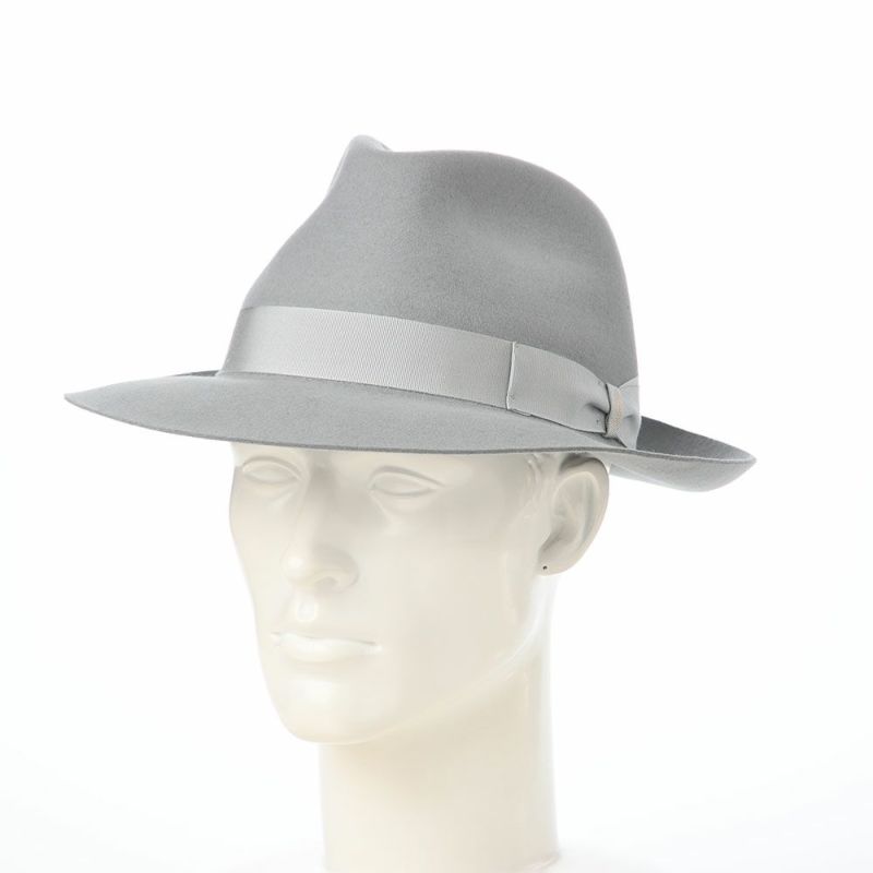 ボルサリーノのフェルトハット Alessandria rasato（アレッサンドリア ラザート） 390054 ライトグレー