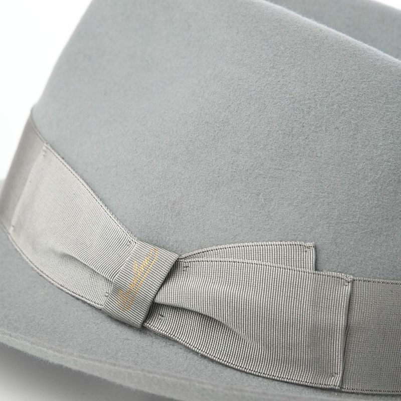 ボルサリーノのフェルトハット Alessandria rasato piccola（アレッサンドリア ラザート ピッコラ） 390131 ライトグレー