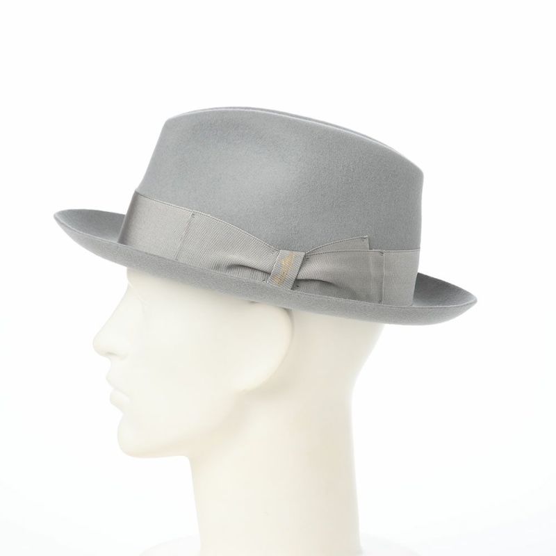 ボルサリーノのフェルトハット Alessandria rasato piccola（アレッサンドリア ラザート ピッコラ） 390131 ライトグレー