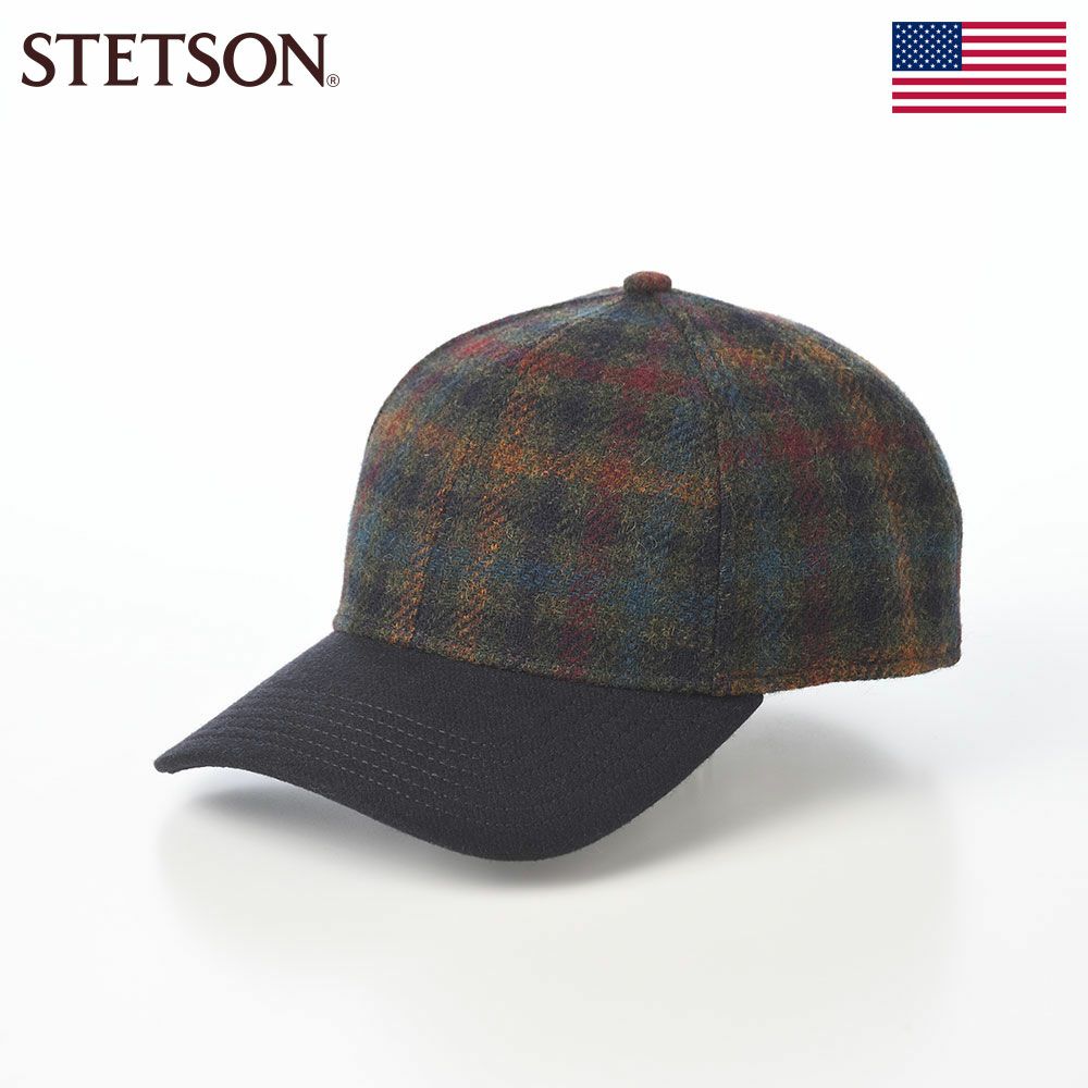 ステットソンのキャップ BRITISH WOOL CAP（ブリティッシュウール キャップ） ST305EU ブラウン