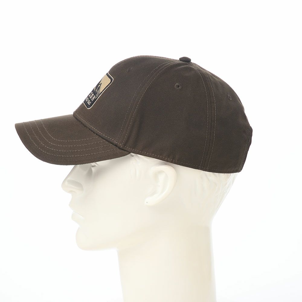 ステットソンのキャップ BASEBALL CAP WAXED COTTON（ベースボールキャップ ワックスドコットン） ST306EU ダークブラウン