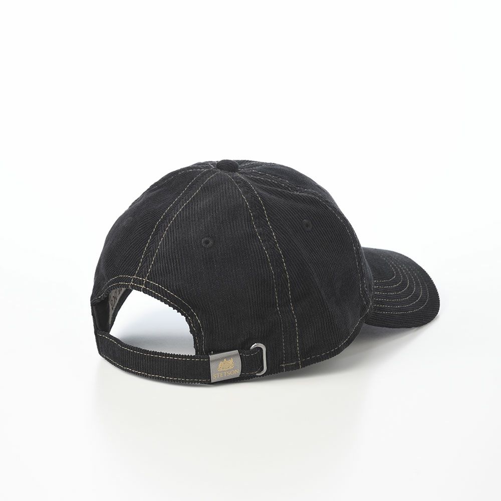 ステットソンのキャップ BASEBALL CAP DEER（ベースボールキャップ ディア） ST308EU ブラック