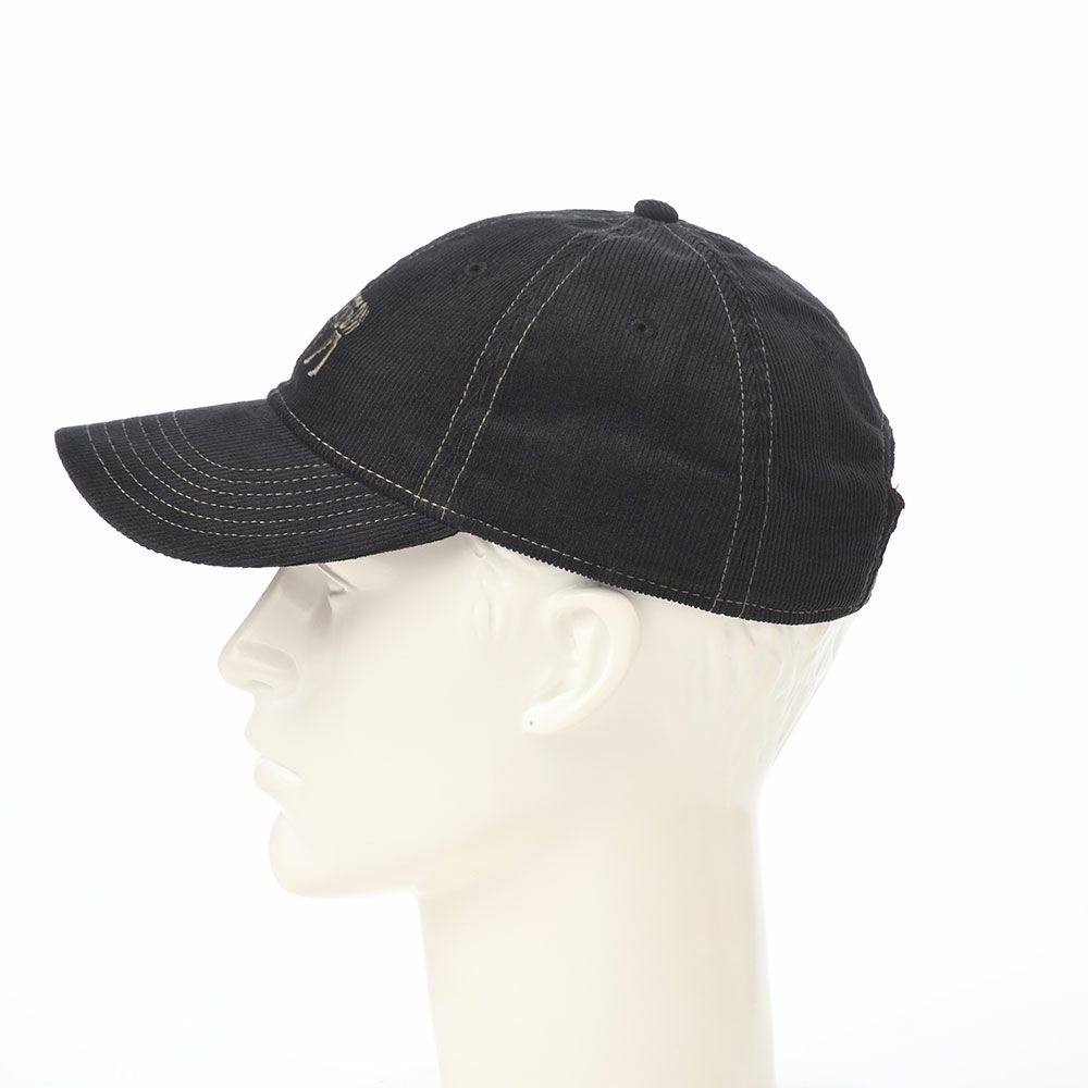 ステットソンのキャップ BASEBALL CAP DEER（ベースボールキャップ ディア） ST308EU ブラック