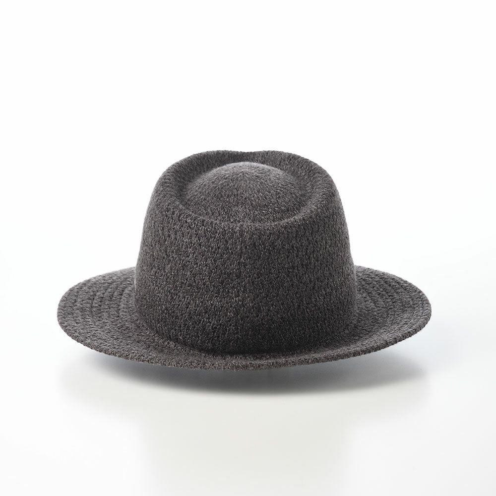 ダックスのソフトハット Manish Tweed Knit（マニッシュ ツイードニット） D2047 チャコール