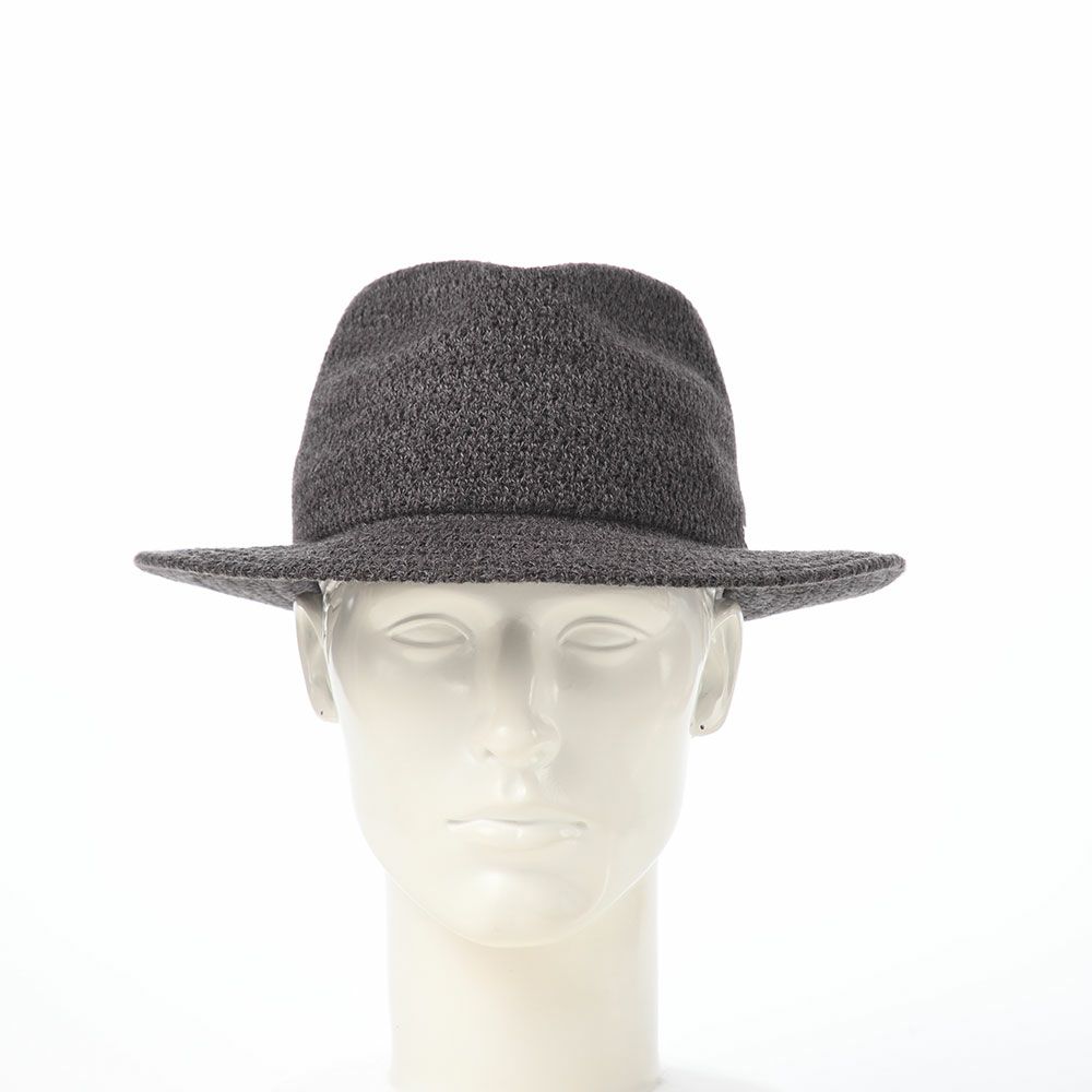 ダックスのソフトハット Manish Tweed Knit（マニッシュ ツイードニット） D2047 チャコール