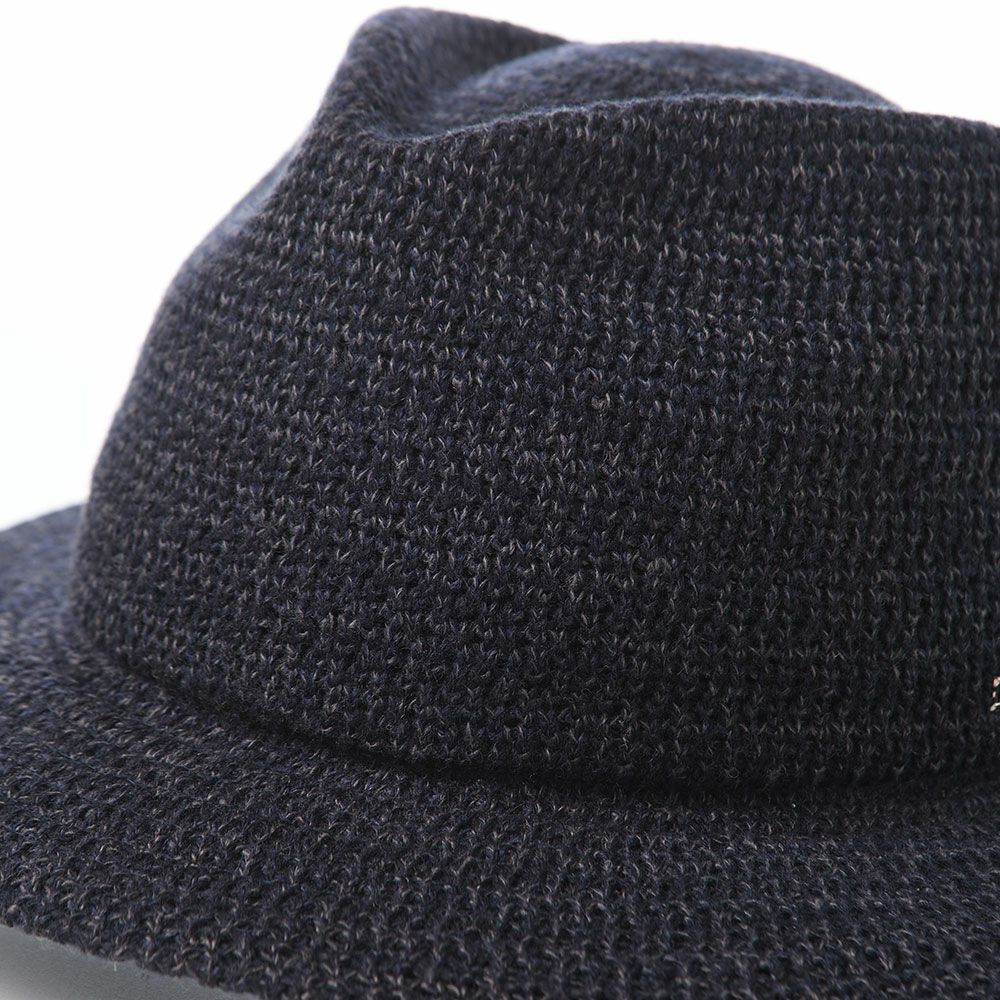 ダックスのソフトハット Manish Tweed Knit（マニッシュ ツイードニット） D2047 ネイビー