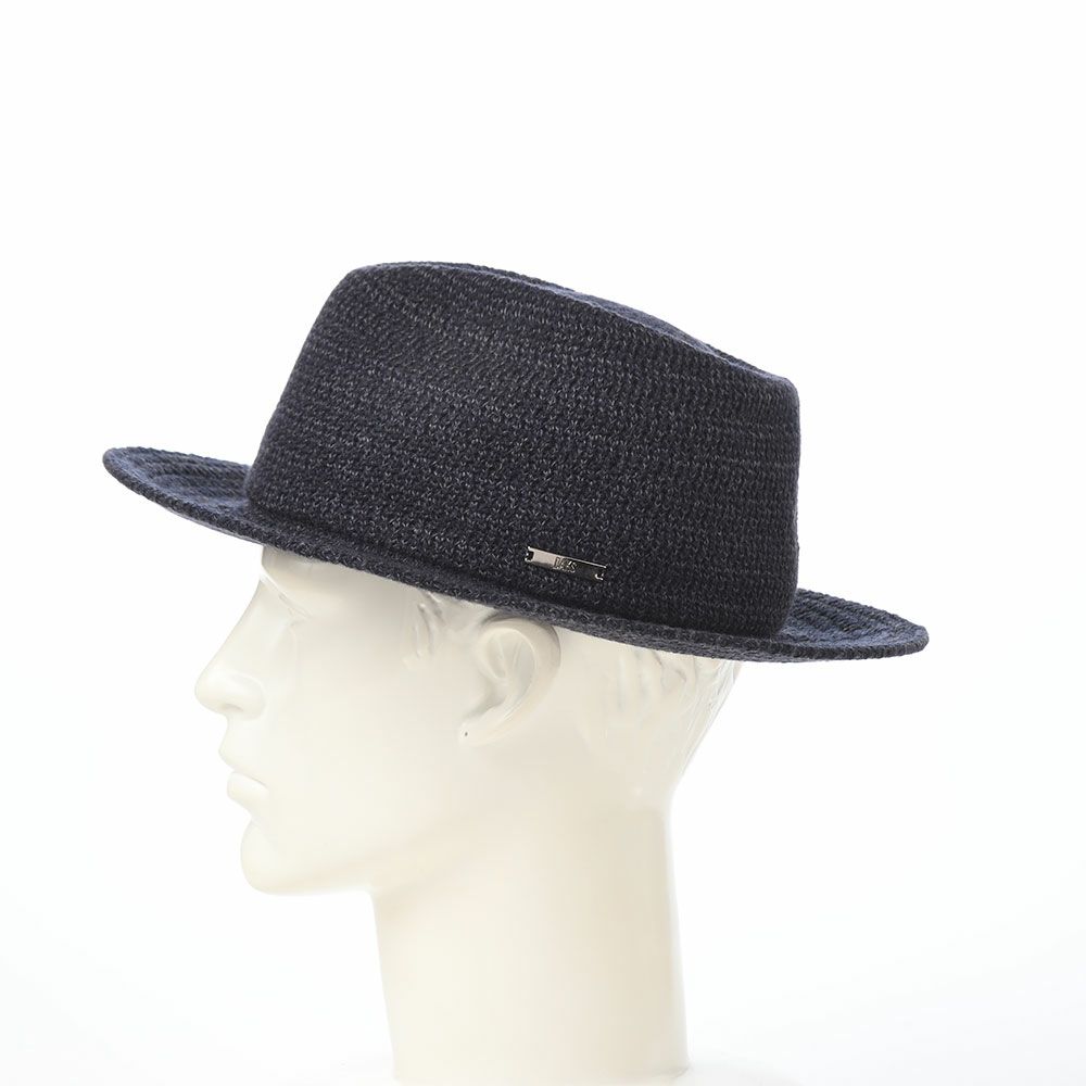 ダックスのソフトハット Manish Tweed Knit（マニッシュ ツイードニット） D2047 ネイビー