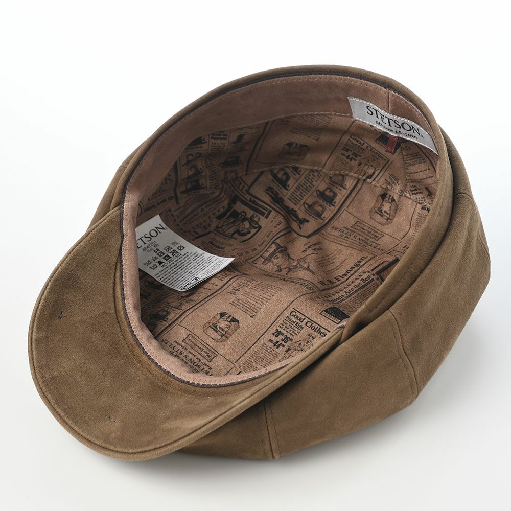 ステットソンのキャスケット GOAT SUEDE CASQUETTE（ゴートスエード キャスケット） ST243EU ブラウン