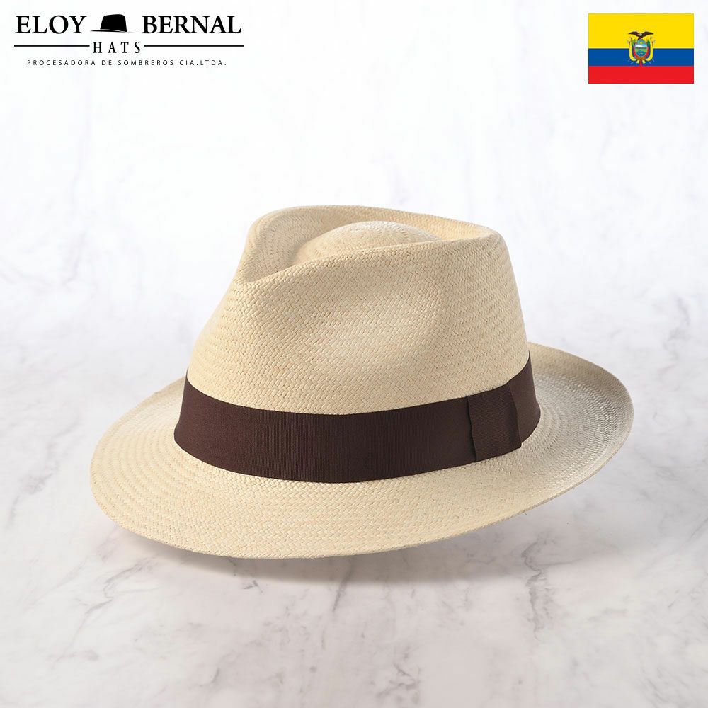 エロイベルナールのパナマハット ROCIO（ロシオ） ブラウン