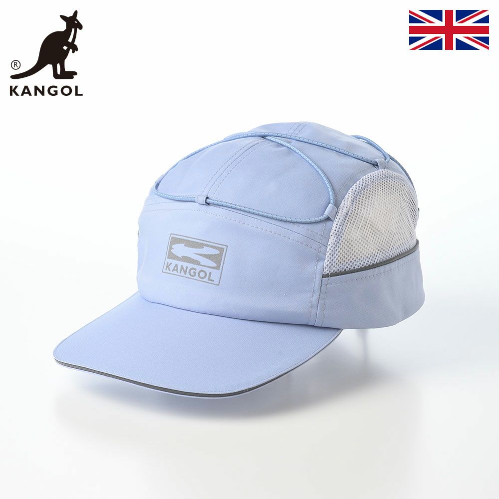 カンゴールのキャップ REFLECTIVE SPEED 5-PANEL（リフレクティブ スピード 5パネル） ライトブルー